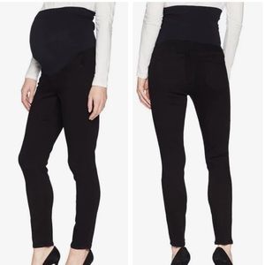 NYDJ NWT SKINNY MATERNITY BLACK OVER THE BELLY JEANS 0